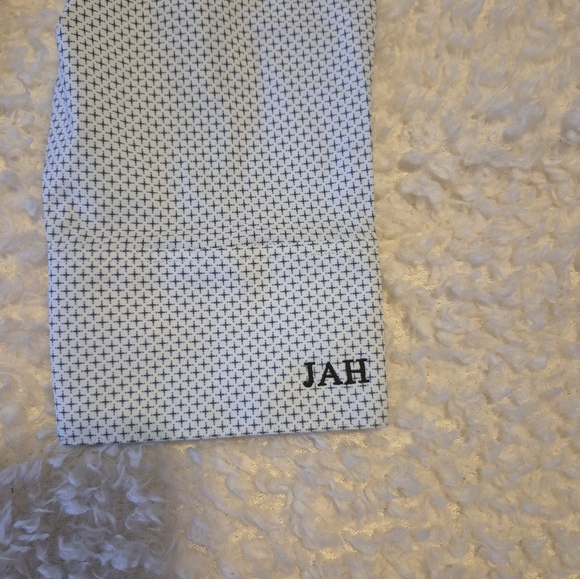 NWT Mizzen and Main White Plus Print Shirt Long Sleeved - Picture 11 of 12